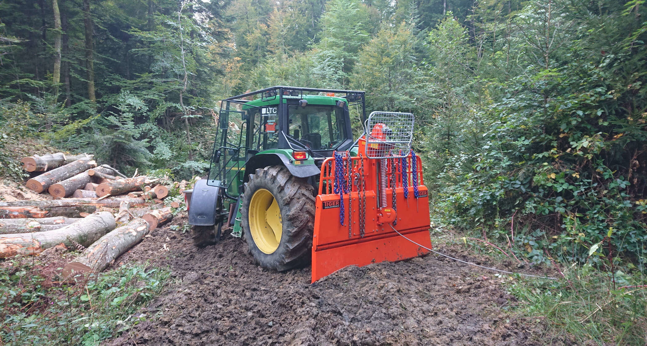 Holztransporte von Forstunternehmen Julian Macek